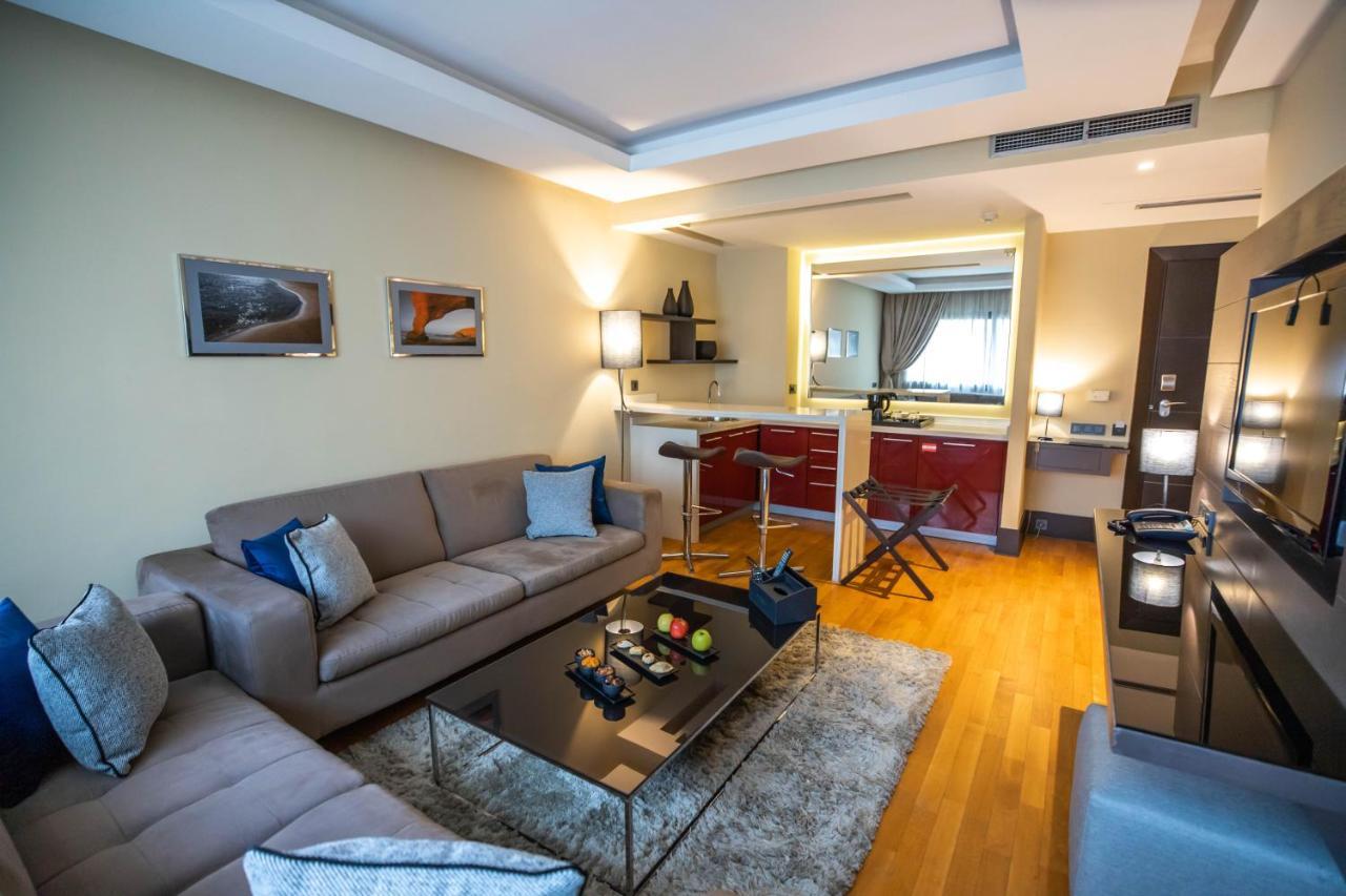 Gray Boutique Hotel Casablanca Luaran gambar A living room in a serviced apartment in Istanbul, Turkey