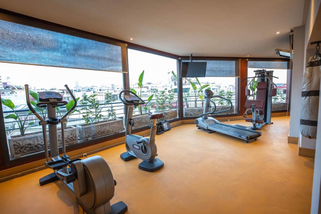 Gray Boutique Hotel Casablanca Luaran gambar The gym at the hotel