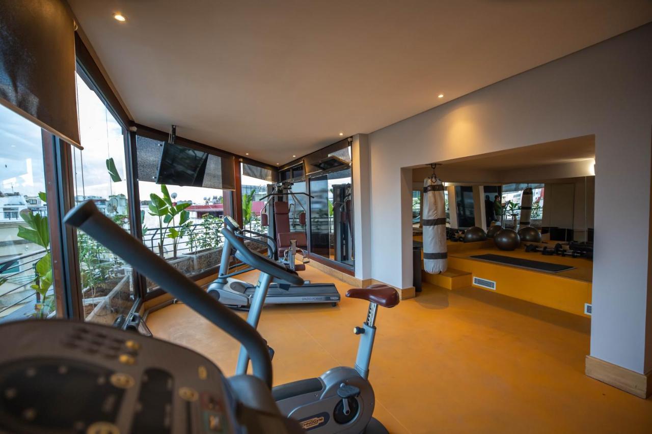 Gray Boutique Hotel Casablanca Luaran gambar The gym at the hotel